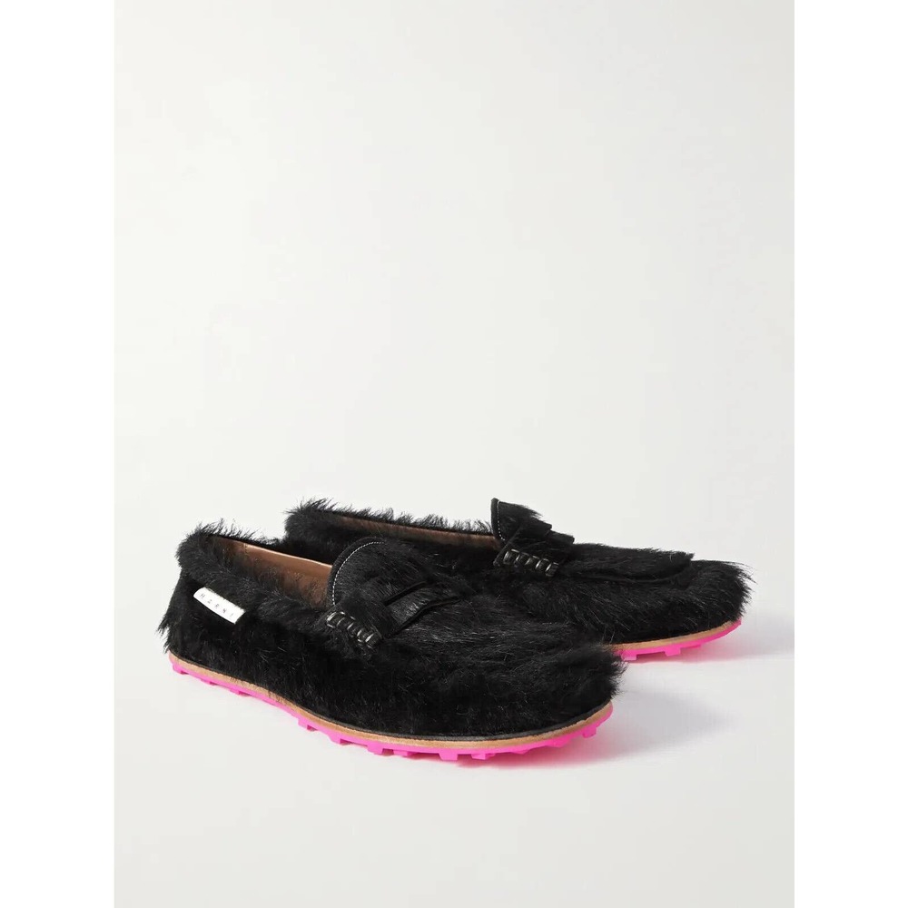 MARNI Calf Hair Penny Loafers pony size EU 42 / US 9